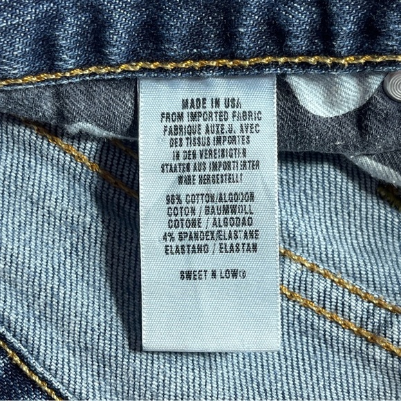 Lucky Brand Mid Rise Flare Leg Gene Montesano Denim Jeans Women’s 8/29 - Picture 12 of 12